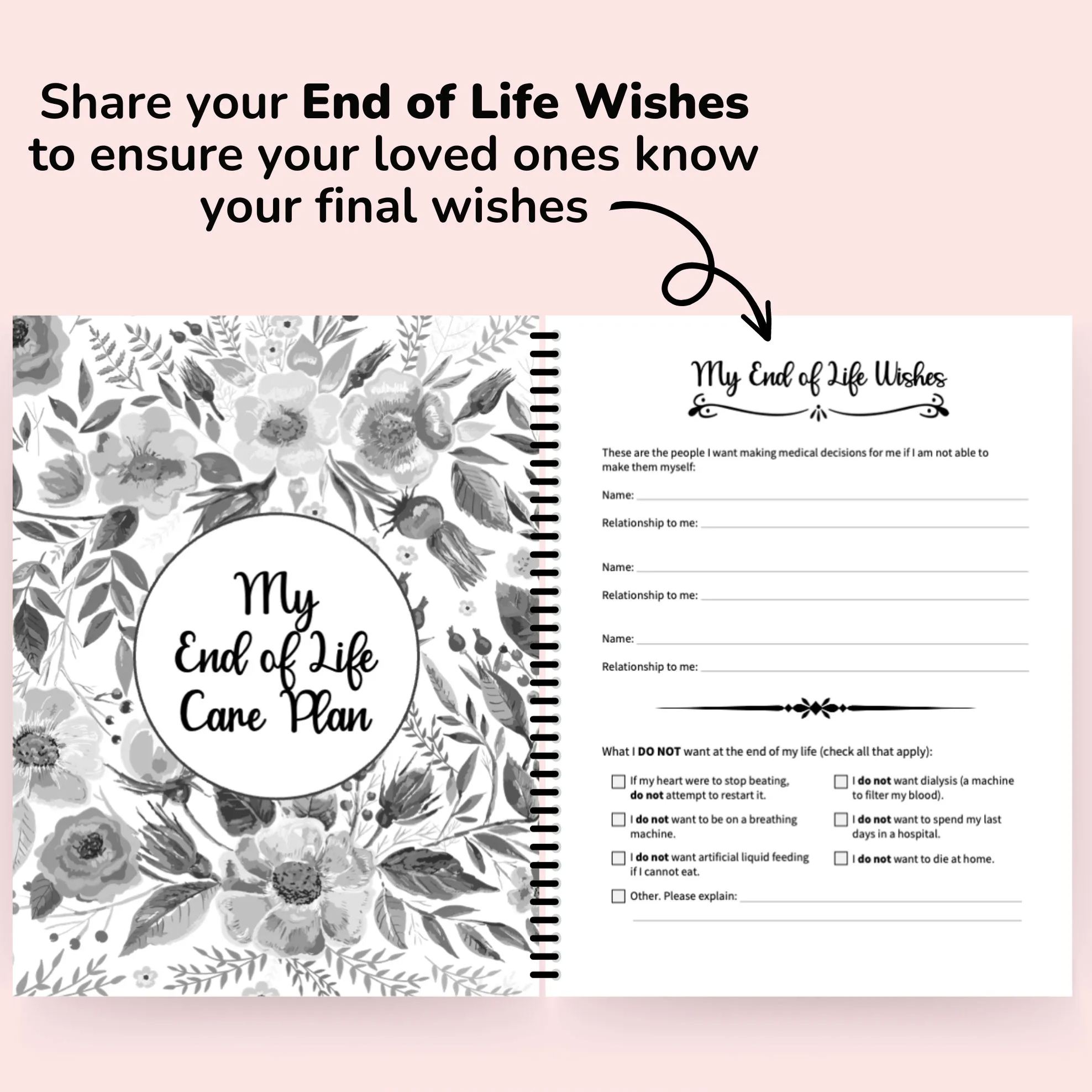Fuck I'm Dead. End Of Life Planner