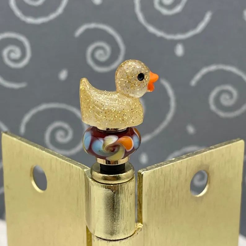 Magnetic Glitter Duck Hinge Topper
