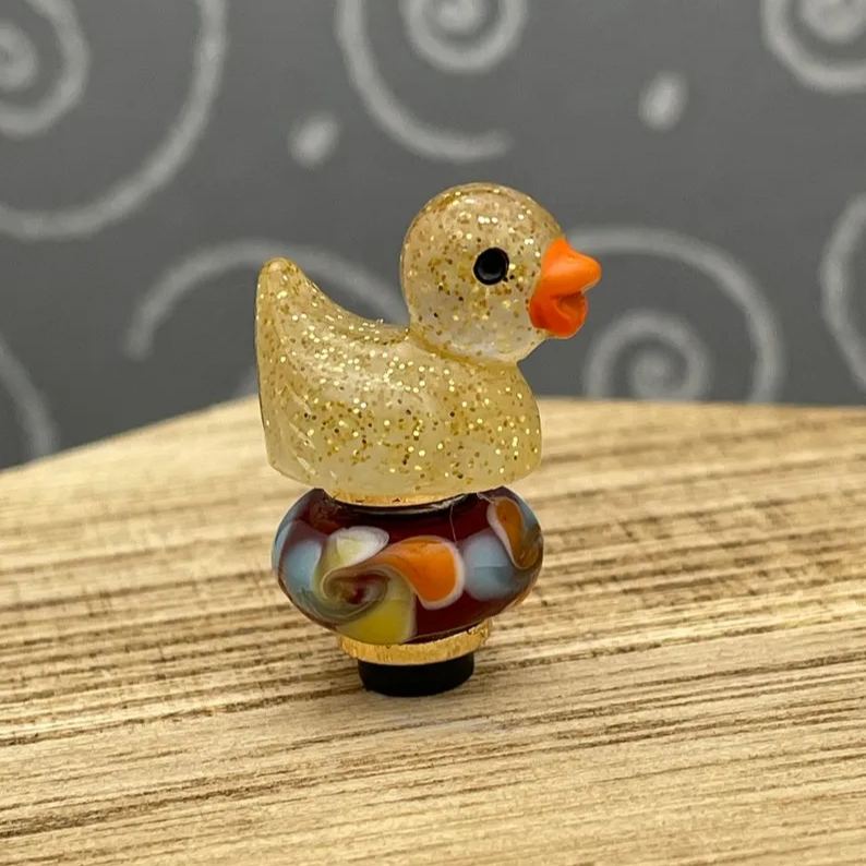Magnetic Glitter Duck Hinge Topper