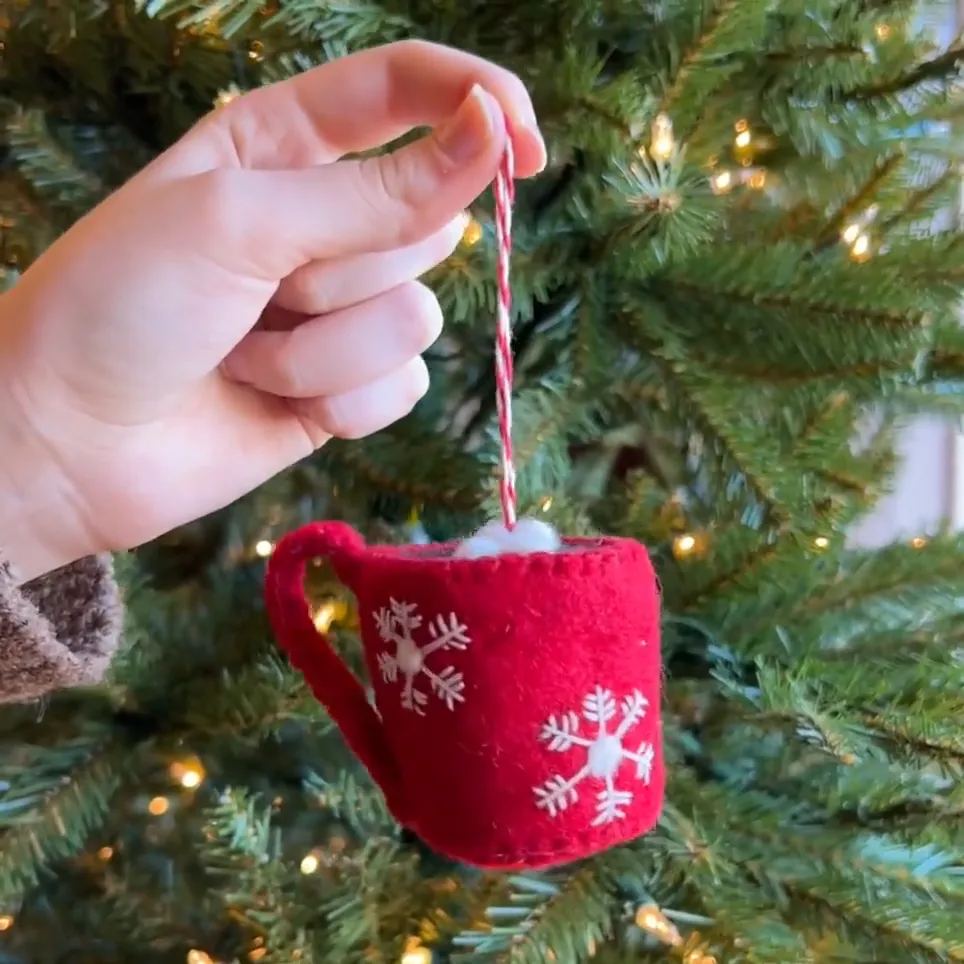 Handmade Christmas Felt Ornament