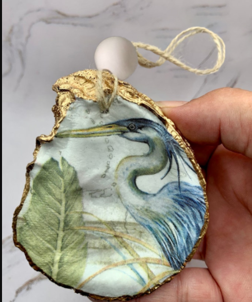 🌲Oyster Shell Christmas Ornament