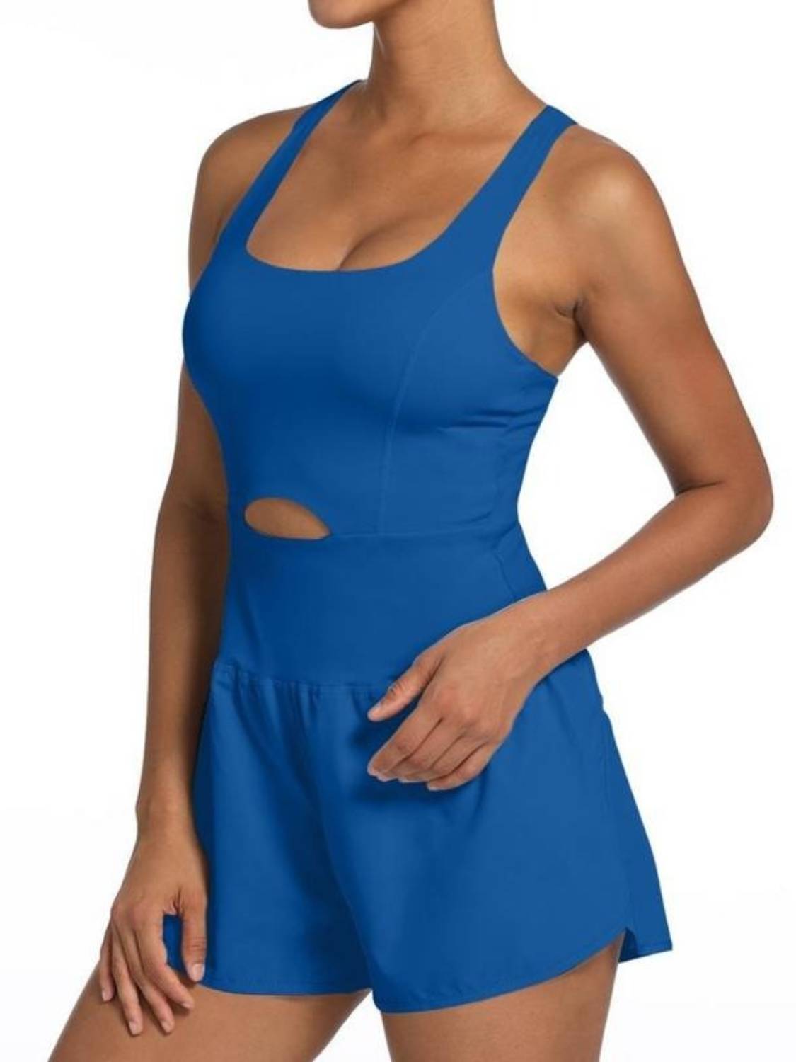 Women's Workout Jumpsuits Rompers With Padded Bras And Attached Liner