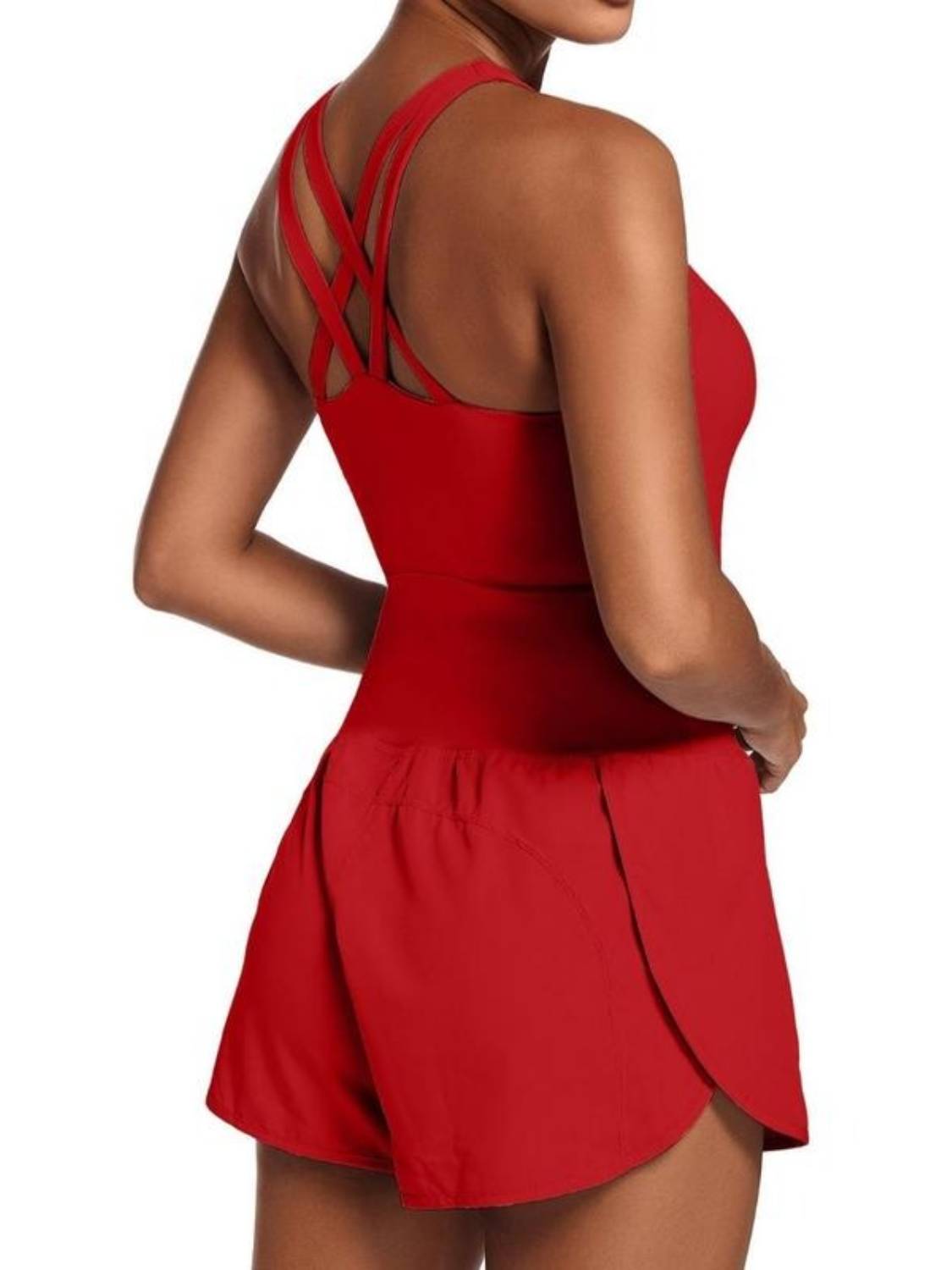 Women's Workout Jumpsuits Rompers With Padded Bras And Attached Liner