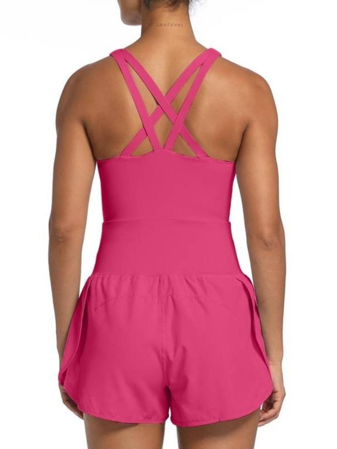 Women's Workout Jumpsuits Rompers With Padded Bras And Attached Liner