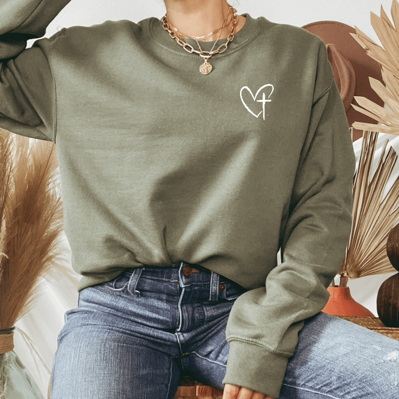 Jesus Has My Back Sweatshirt (BUY 2 FREE SHIPPING)