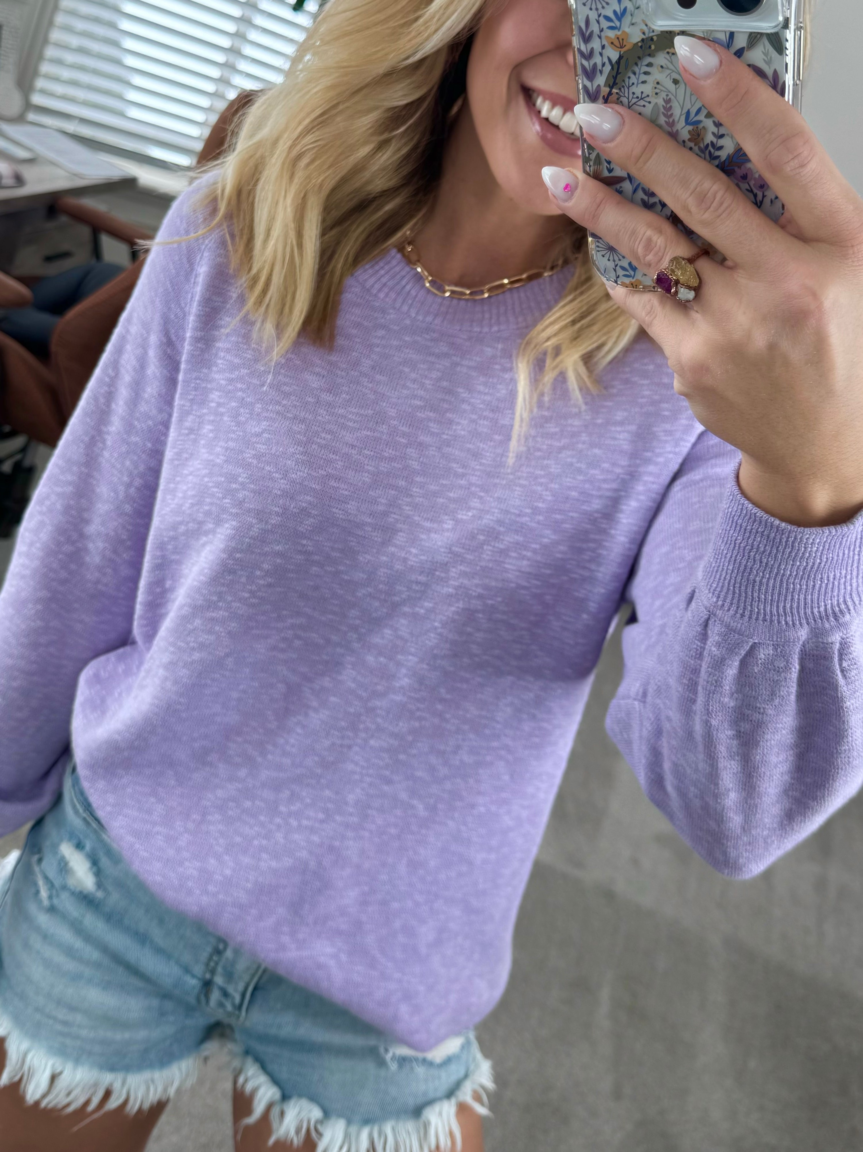 HOT SALE Crew Neck Jacquard Pullover