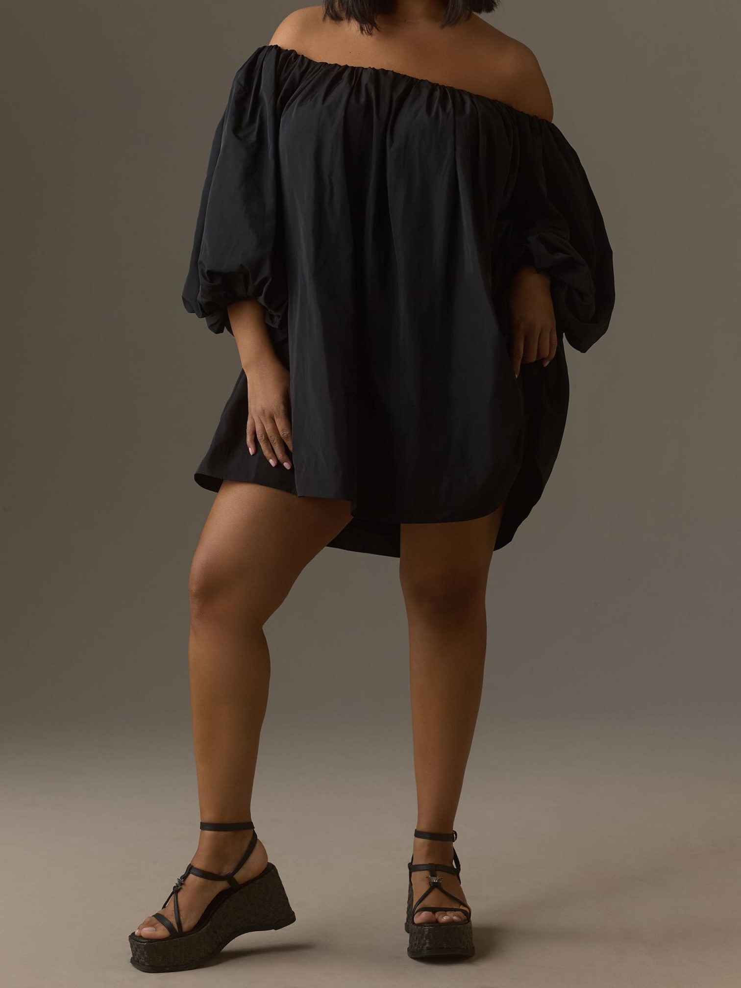 HOT SALE New Summer Puff Sleeve Off Shoulder Dress