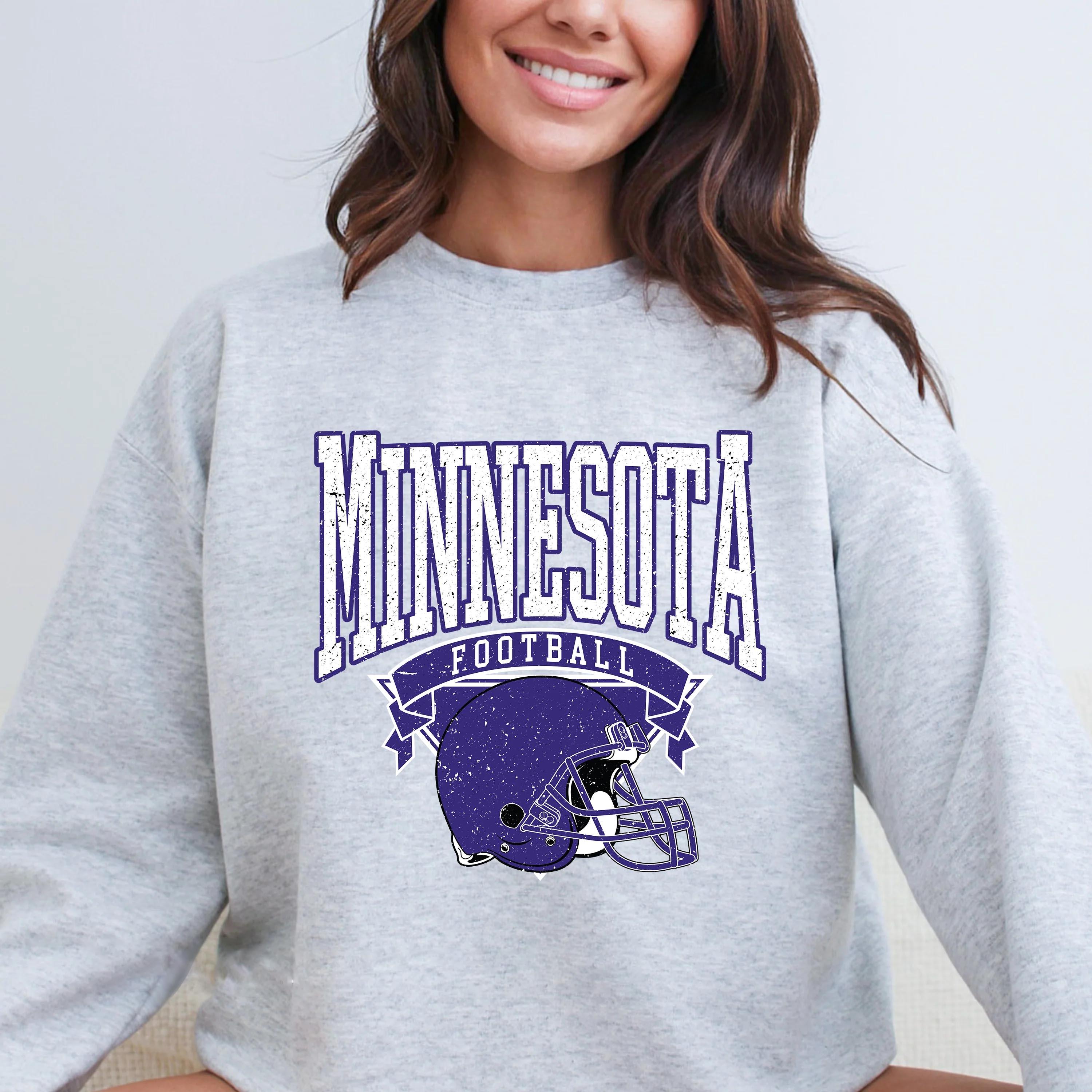 Vintage Retro Hometown Football Pullover Sweatshirt