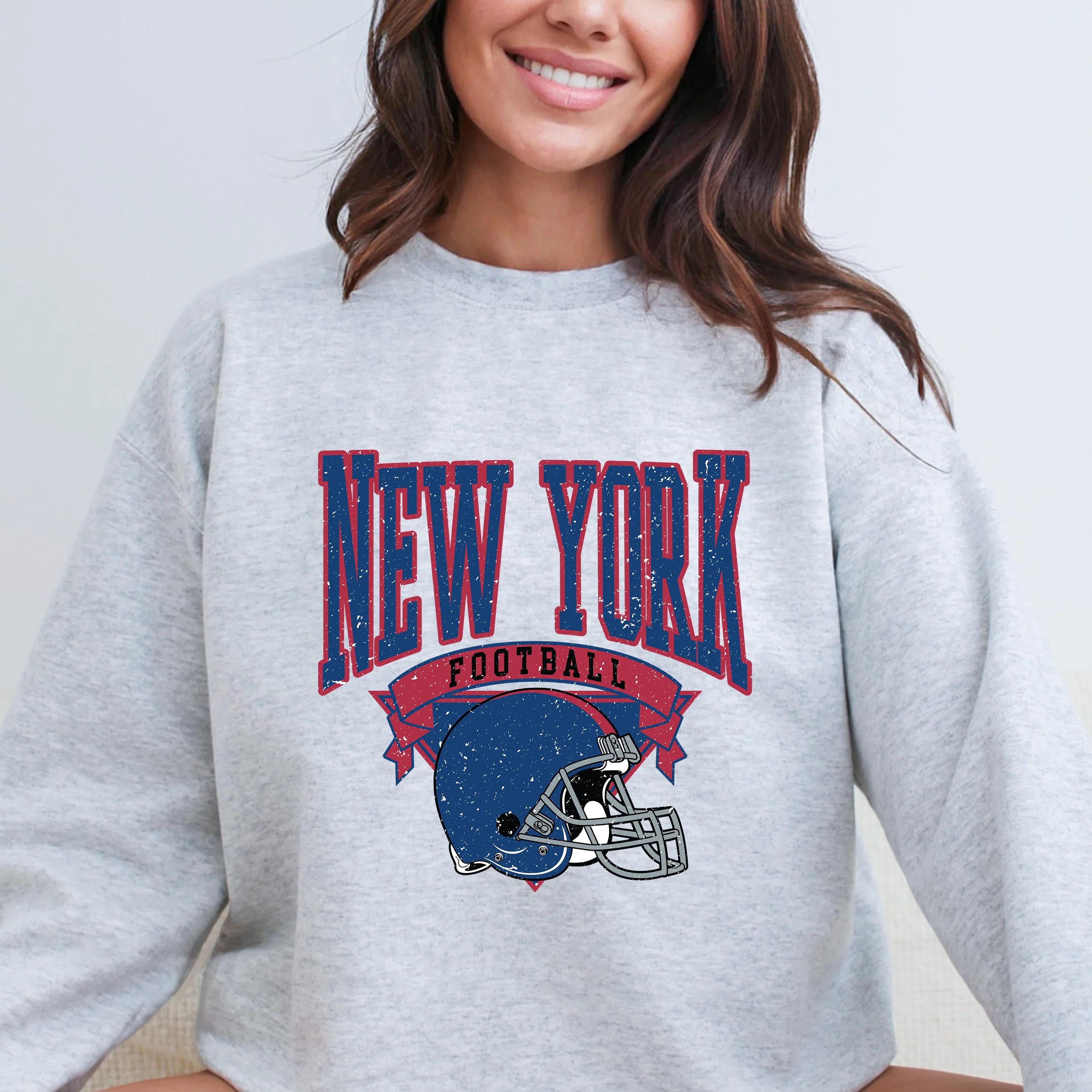 Vintage Retro Hometown Football Pullover Sweatshirt