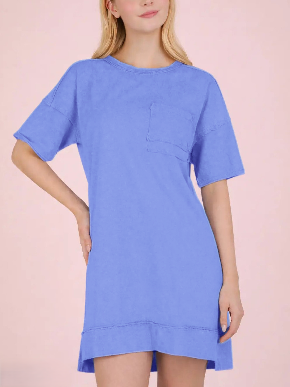 Women's Washed Oversized T-shirt Dress
