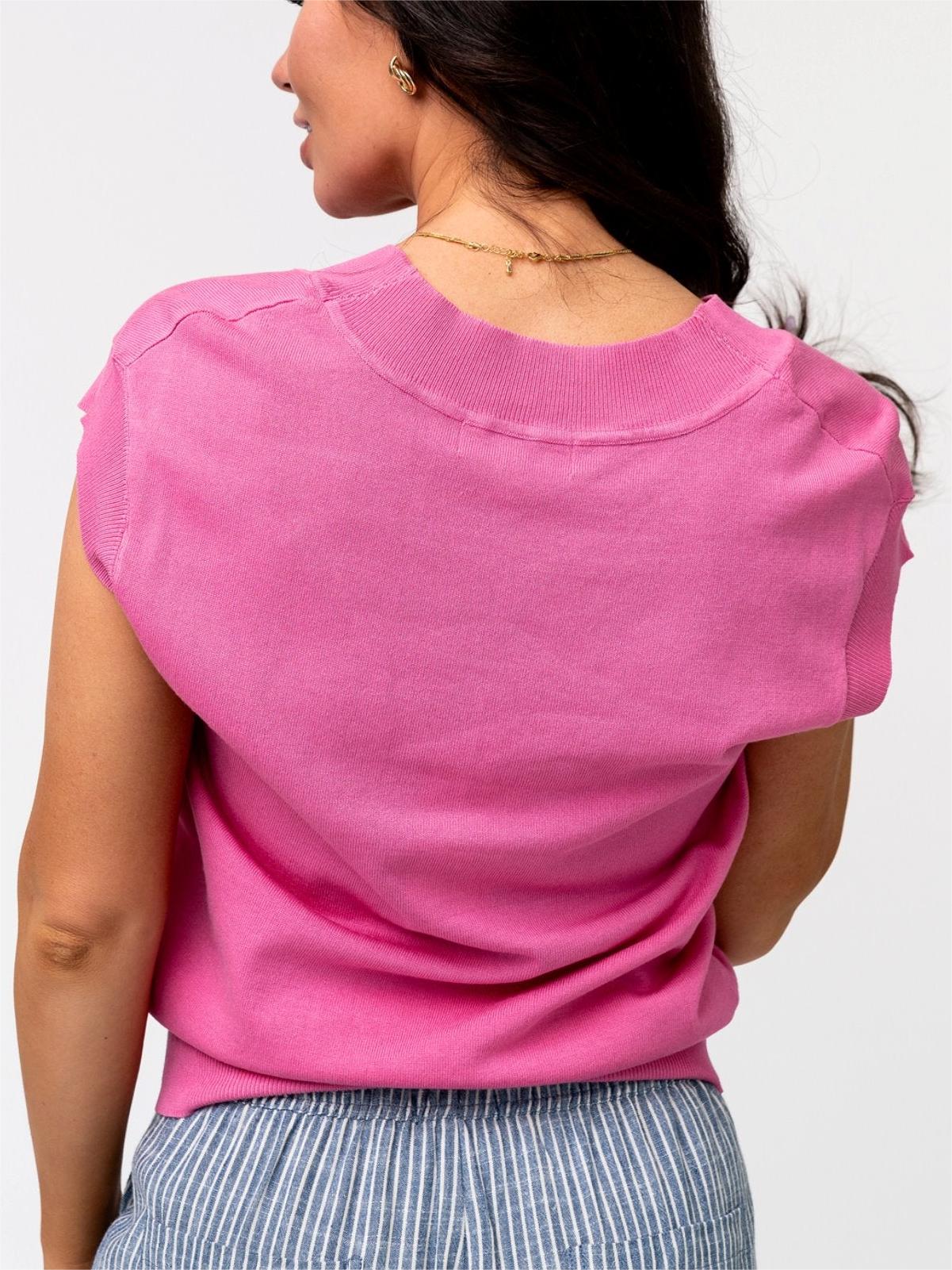 Womens  V Neck Cap Sleeve Basic Tops 💥Buy 3 Free Shipping