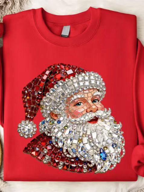 Women's Cute Santa Claus Sweatshirt