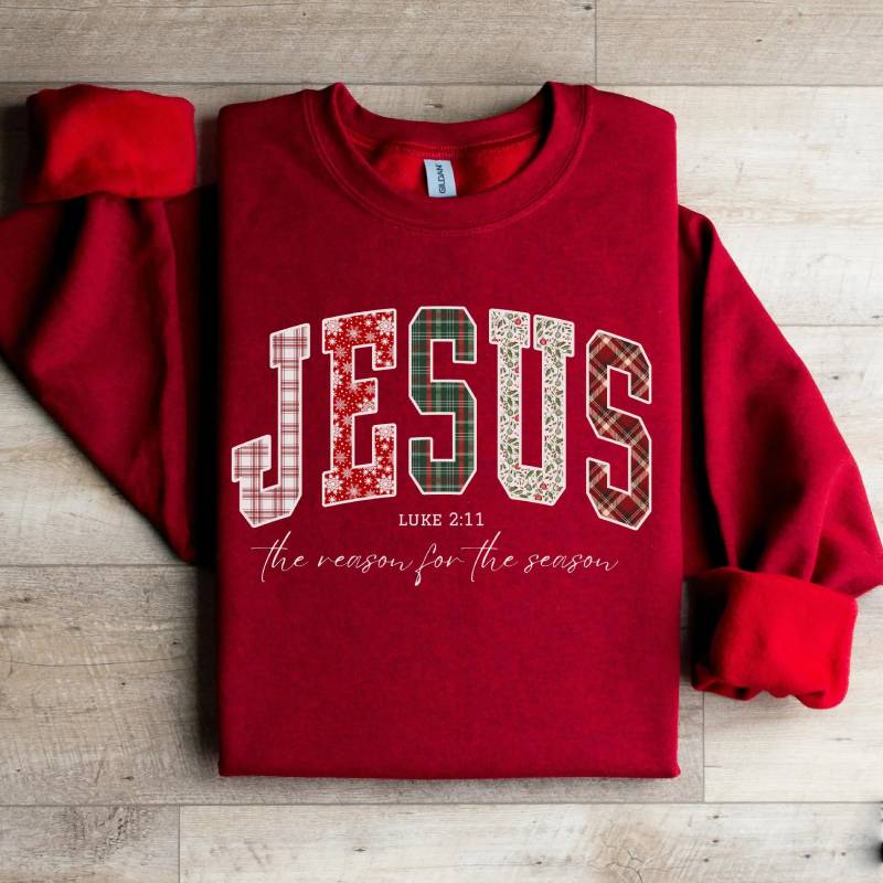 Christian Jesus Bible Verse Sweathirt-Trendy Faith Apparel Gift