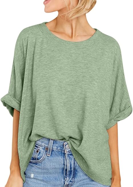 ⏰HOT SALE-Women Summer Casual Oversized T-Shirt (BUY 2 FREE SHIPPING)