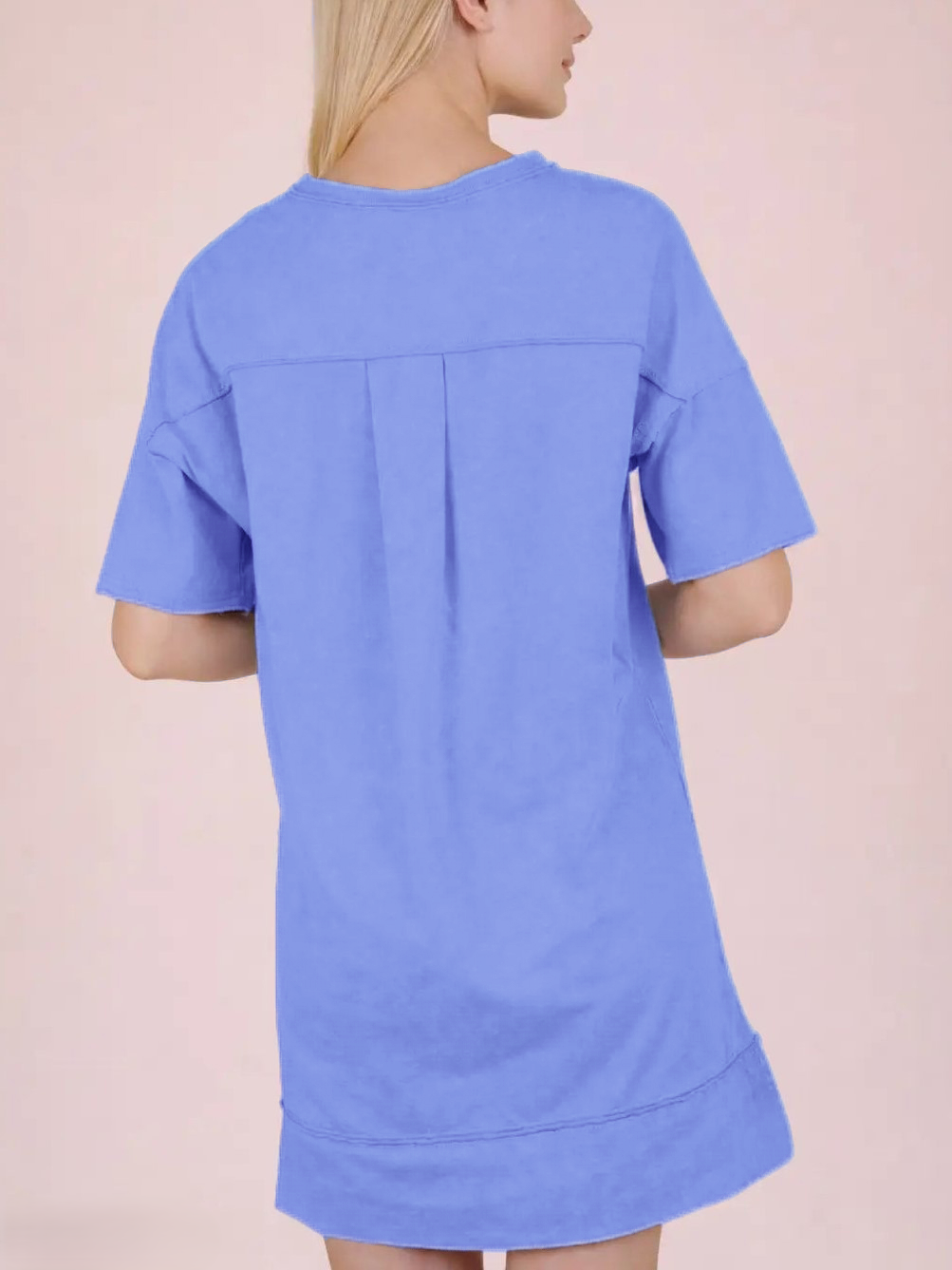 Women's Washed Oversized T-shirt Dress