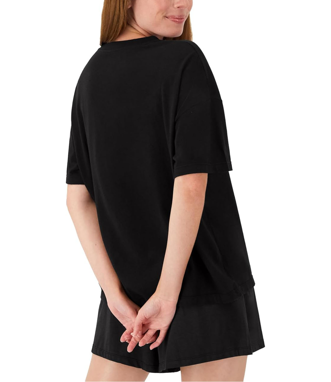 Women's SuperSoft Comfywear Boxy T-Shirt & Sleep shorts (buy 2 free shipping)