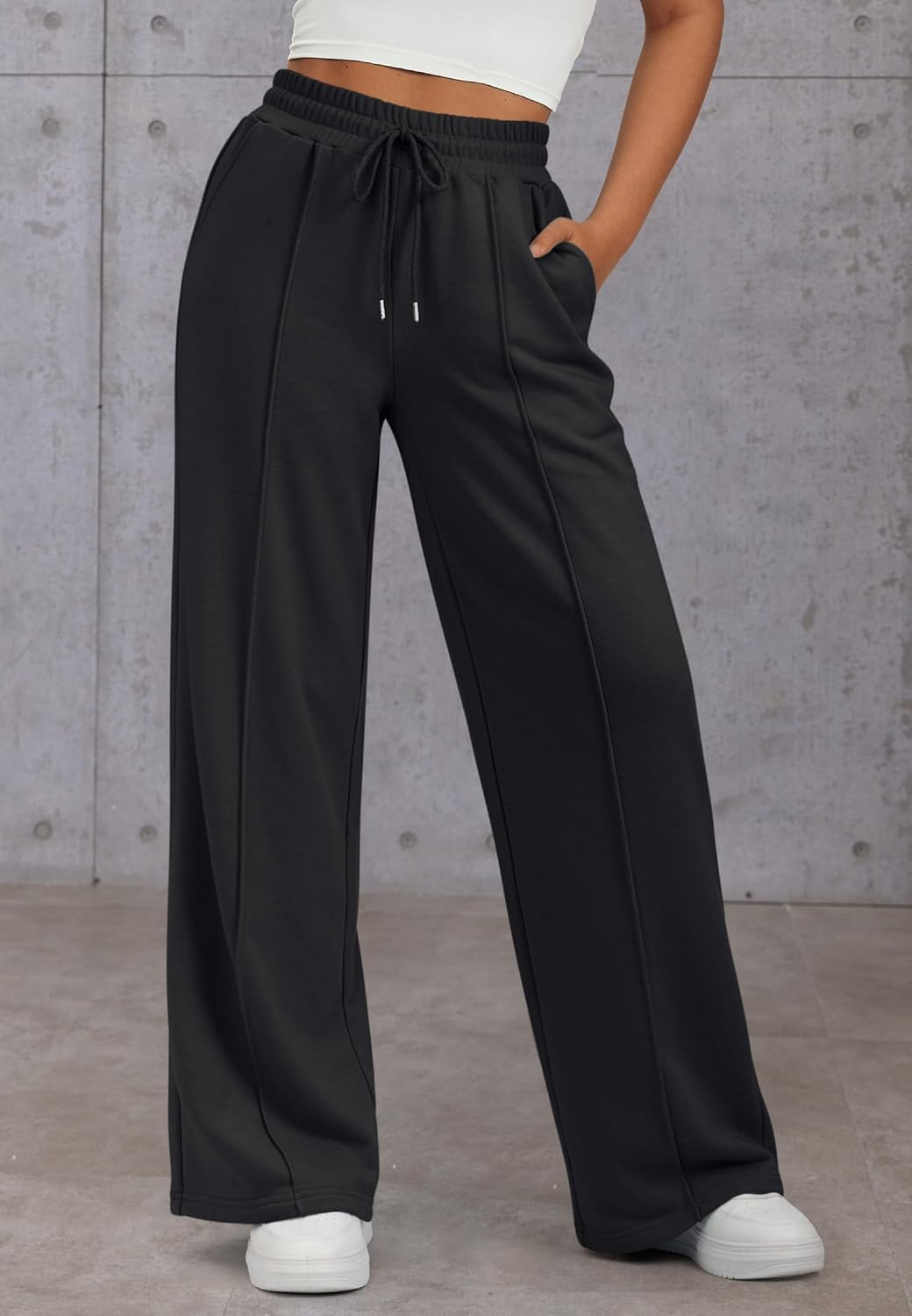 Womens Wide Leg Sweatpants High Waisted Baggy Pants