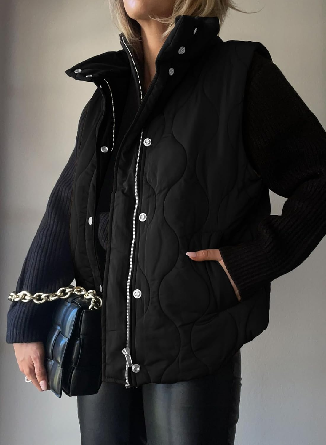 Women's Lightweight Quilted Stand Collar Sleeveless Jackets (buy 2 free shipping)