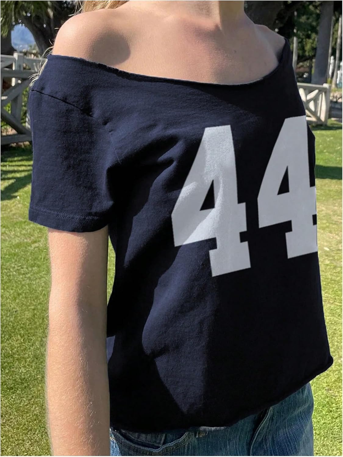 Women's Off-the-shoulder Short Sleeve T-Shirt (BUY 3 FREE SHIPPING)