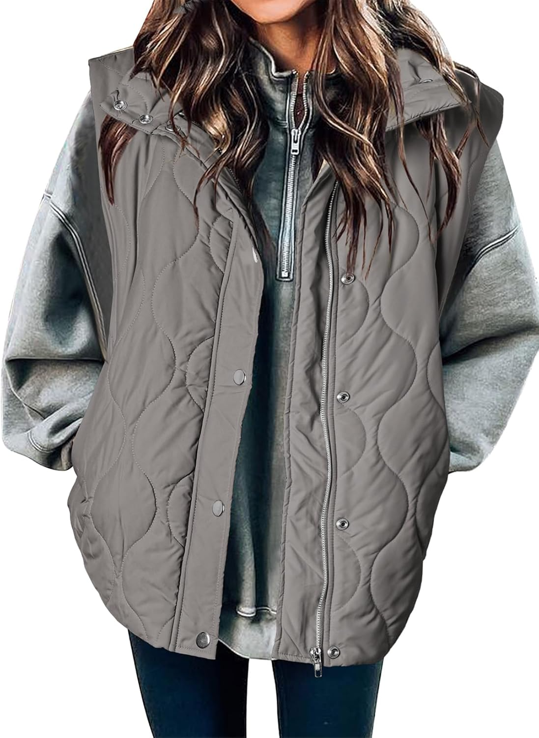 Women's Lightweight Quilted Stand Collar Sleeveless Jackets (buy 2 free shipping)