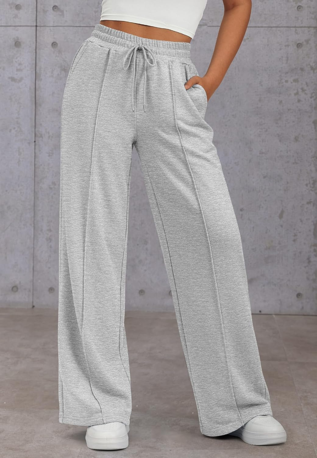 Womens Wide Leg Sweatpants High Waisted Baggy Pants