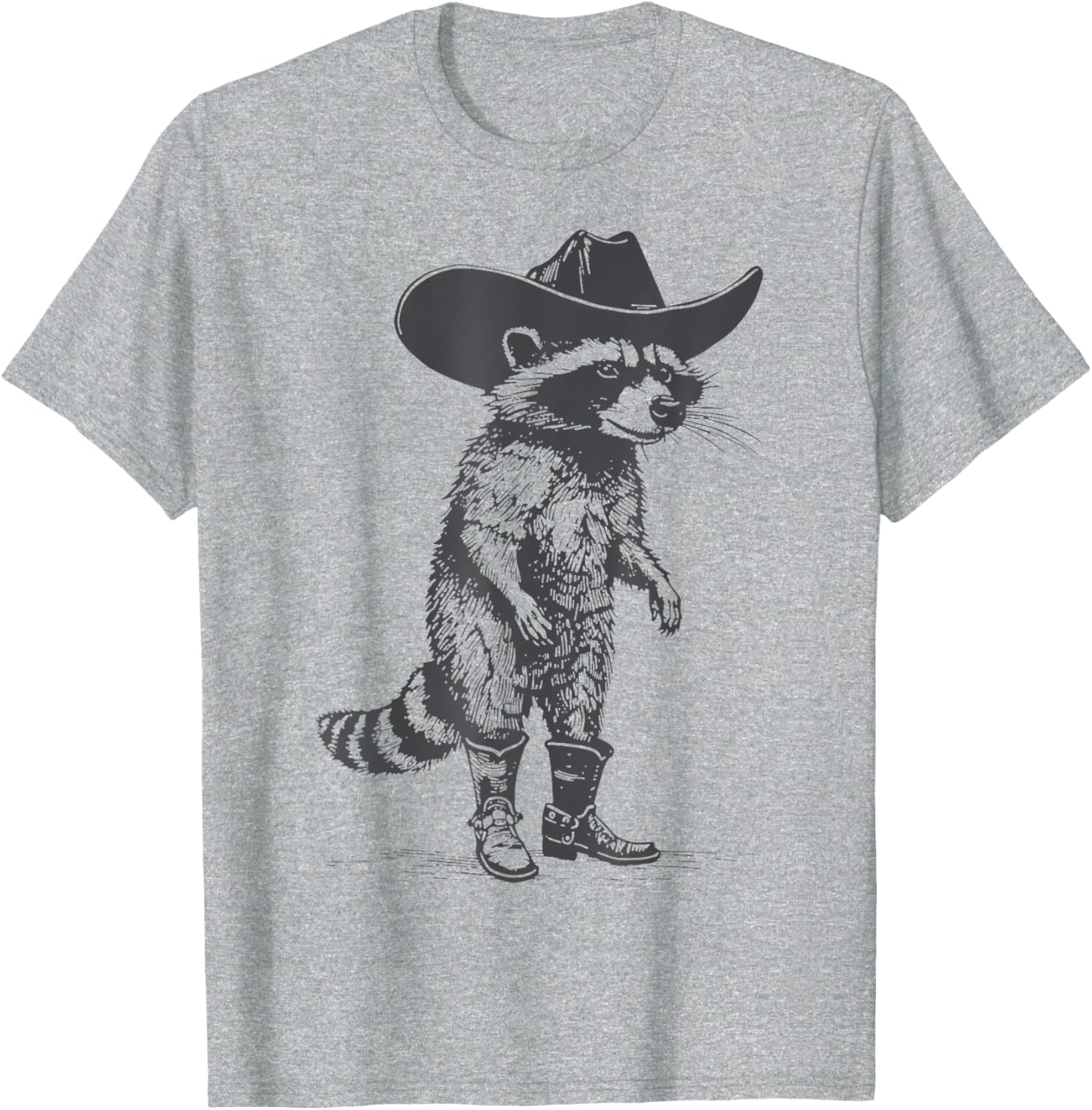 Vintage Western Country Raccoon Cowgirl Panda T-Shirt (buy 3 free shipping)