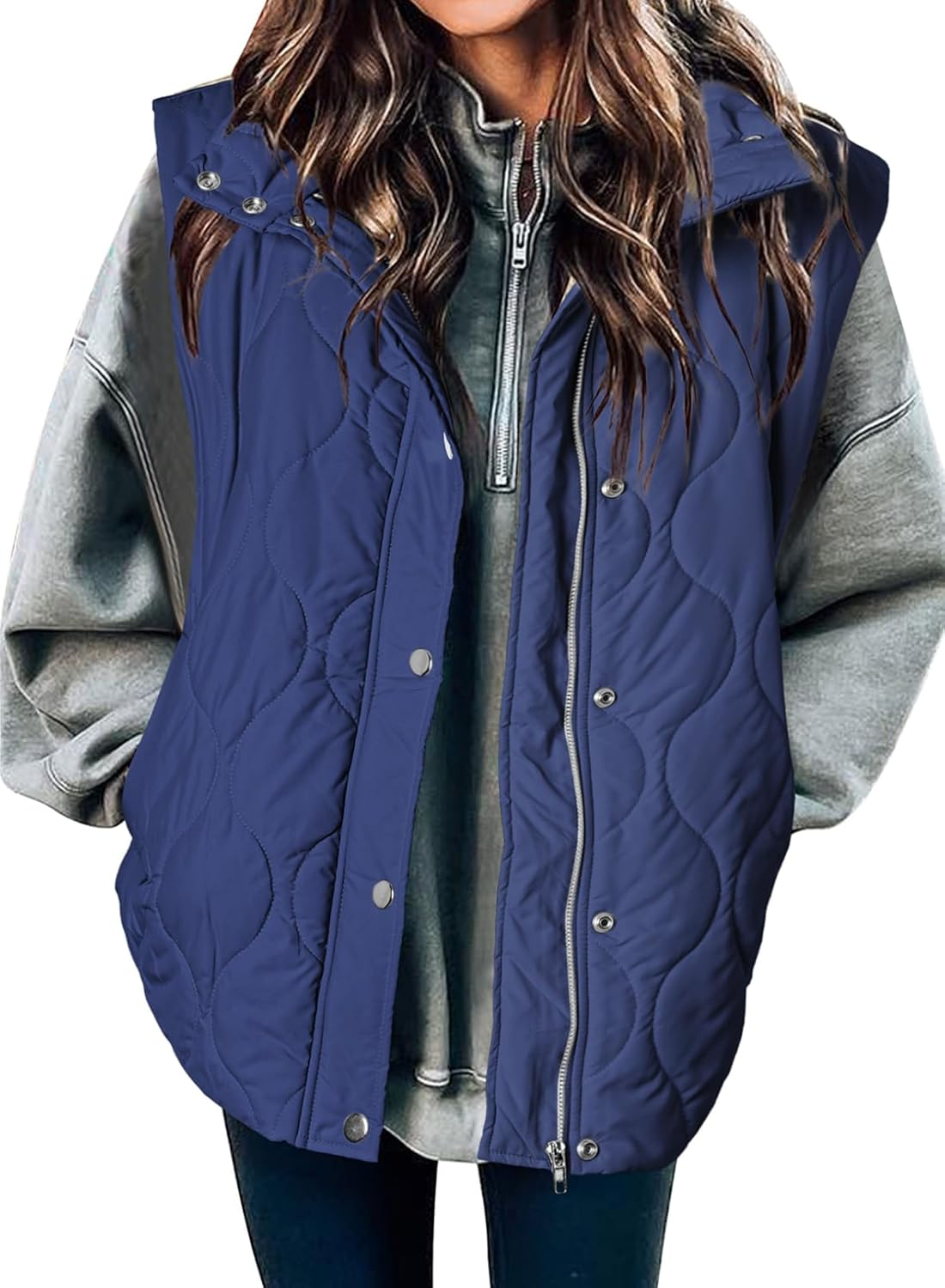 Women's Lightweight Quilted Stand Collar Sleeveless Jackets (buy 2 free shipping)