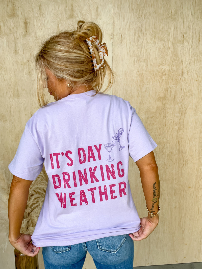 Day Drinking Weather Graphic Tee