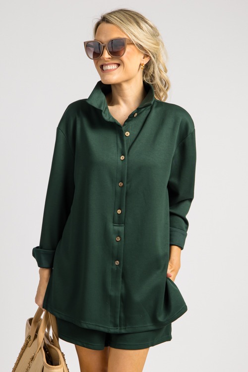 All In One Button Down Shirt Romper