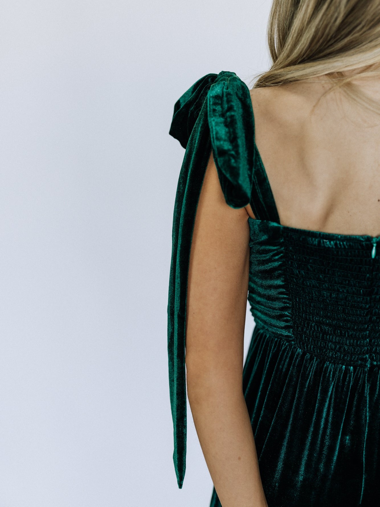 Velvet Strap Suspenders Pleated Layered Midi Dress