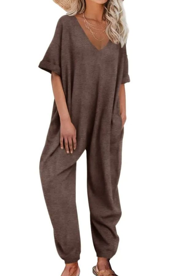 2024 Women's Colored Cotton Ultra-Loose Jumpsuit Overalls(BUY2 10% OFF)