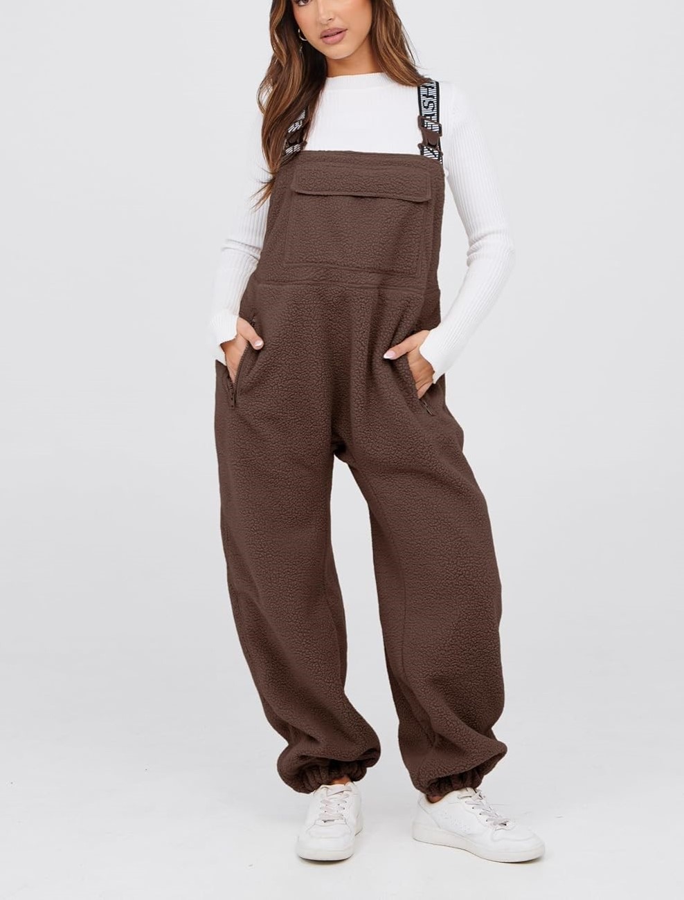 Women's Fleece Warm Winter Casual Loose Jumpsuits (Buy 2 Free Shipping)