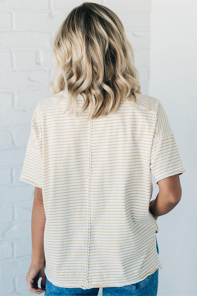Hazel Striped Boxy Tee