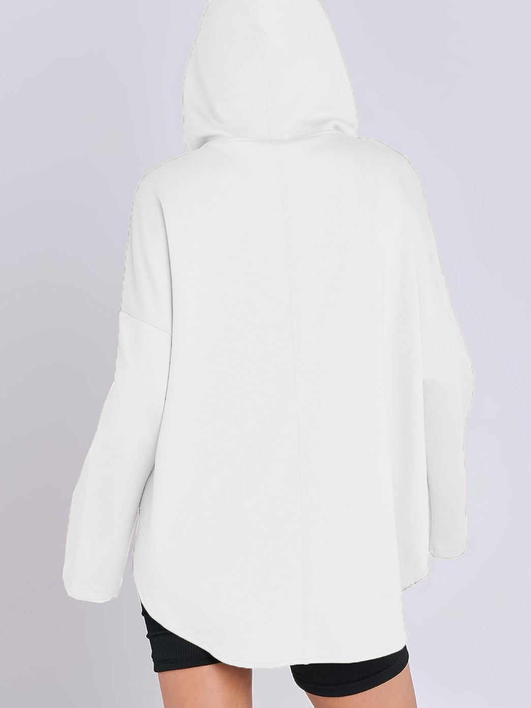 2024 Women's Oversized Quarter Zip Tunic Hoodie (Buy 2 Free Shipping)