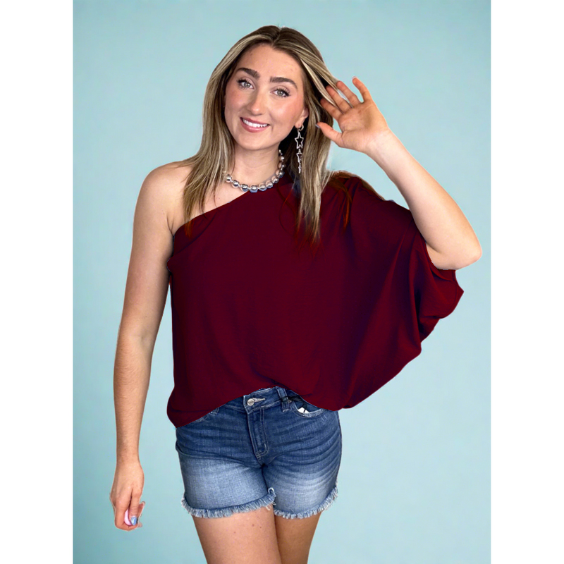 FASHION ONE SHOULDER TOP
