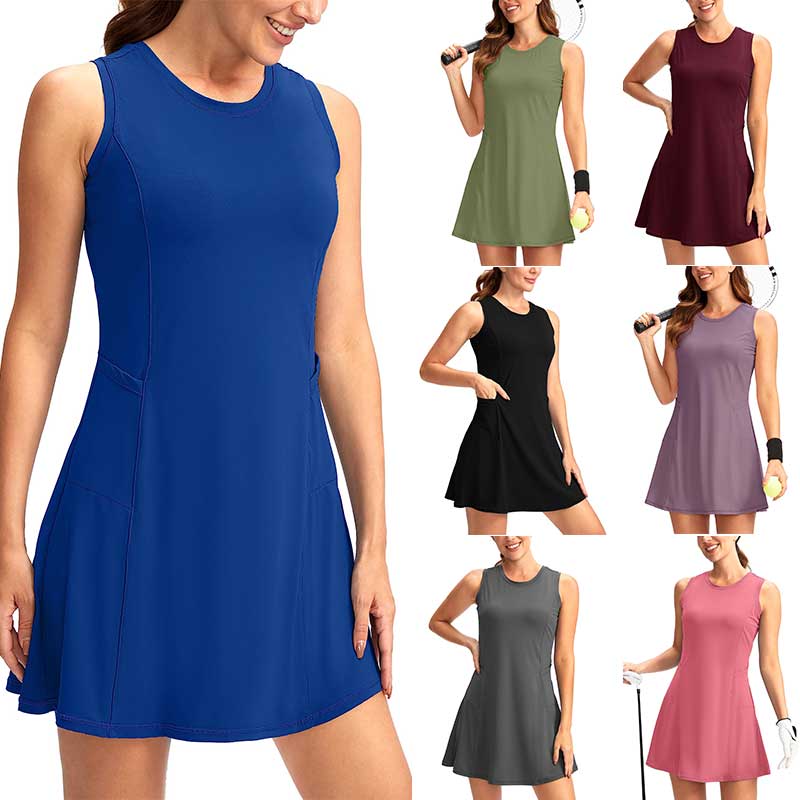 Women's Tennis Golf Dress with Built in Shorts(Buy 2 Free Shipping)