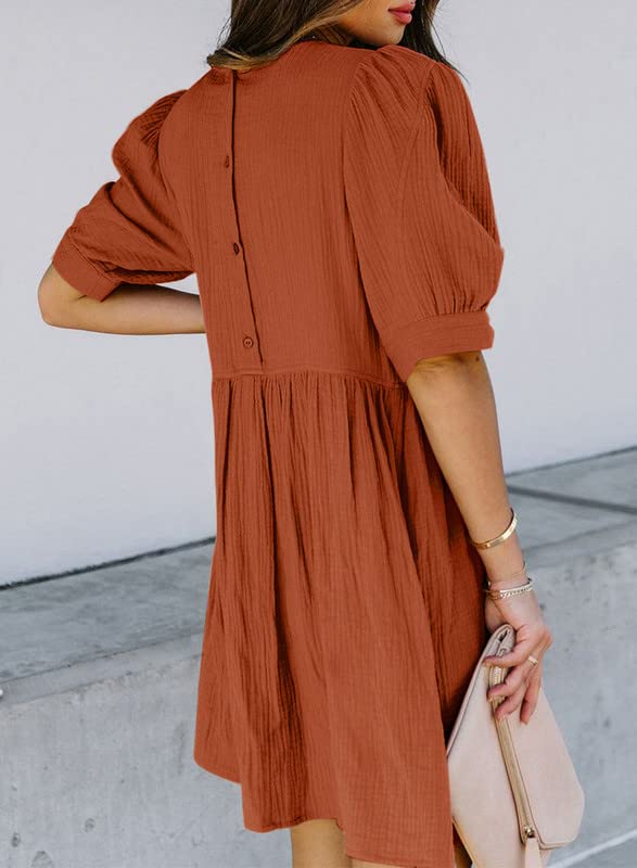 Ruffle Chiffon Waisted Mini Short Swing Dress(BUY 2 FREE SHIPPING)