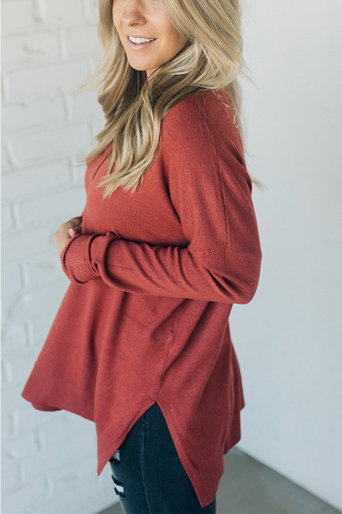 So Soft Seam Front Sweater