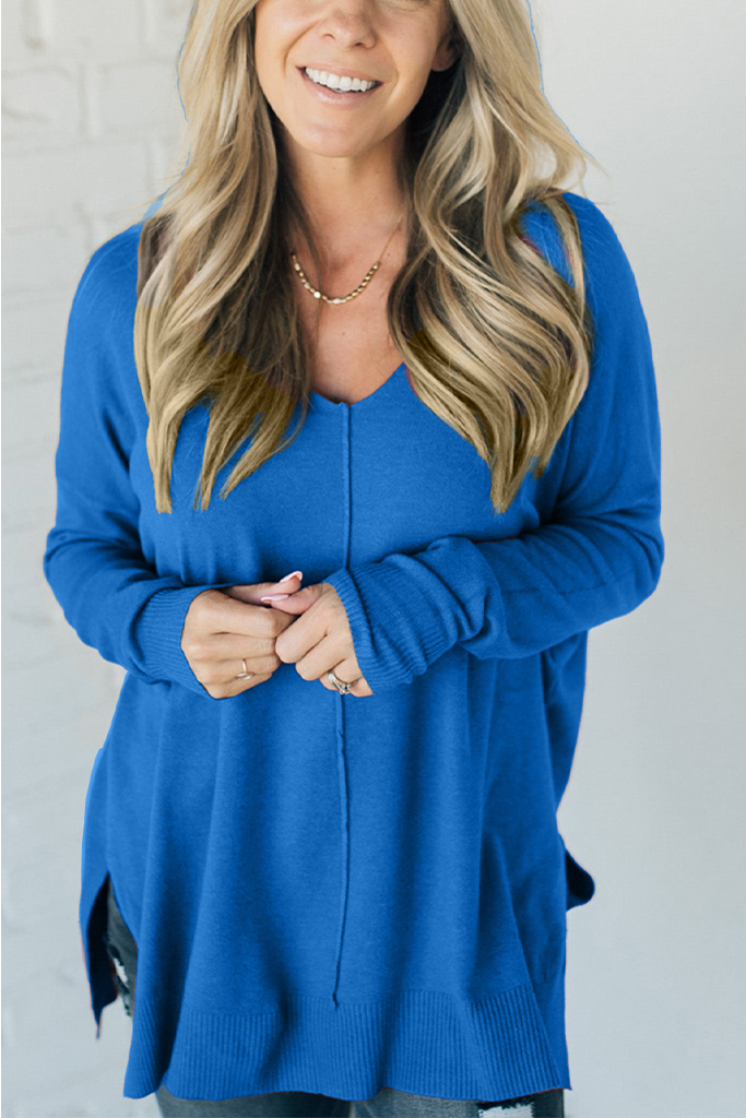 So Soft Seam Front Sweater