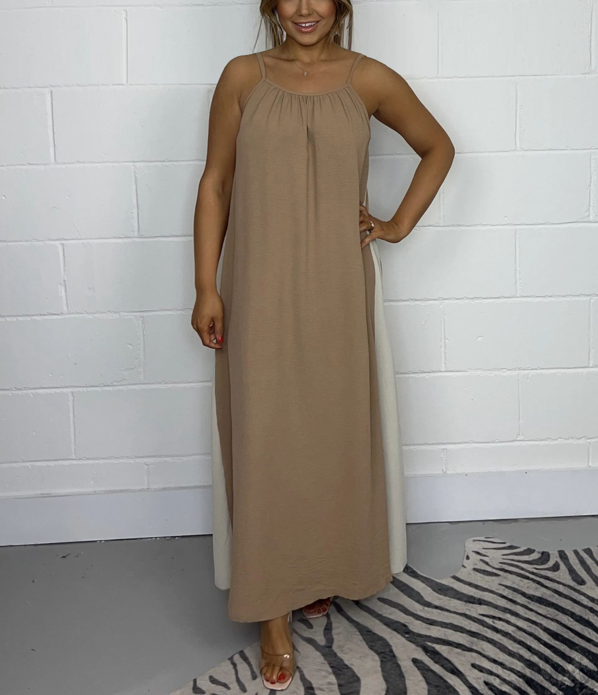 2024 Women's Spaghetti Strap Maxi Dress
