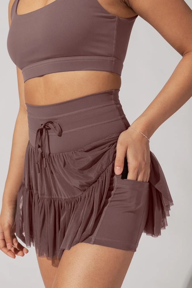 Tiered Skort With Pockets (BUY 2 FREE SHIPPING)