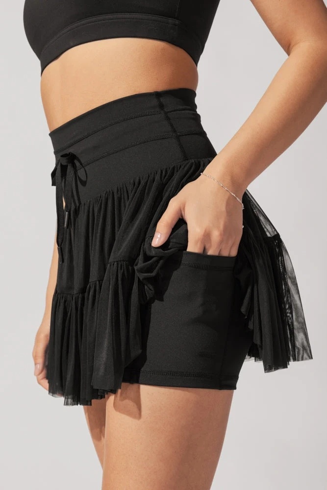 Tiered Skort With Pockets (BUY 2 FREE SHIPPING)