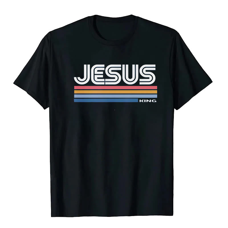 Retro Jesus King T-Shirt(buy 2 free shipping!!!)
