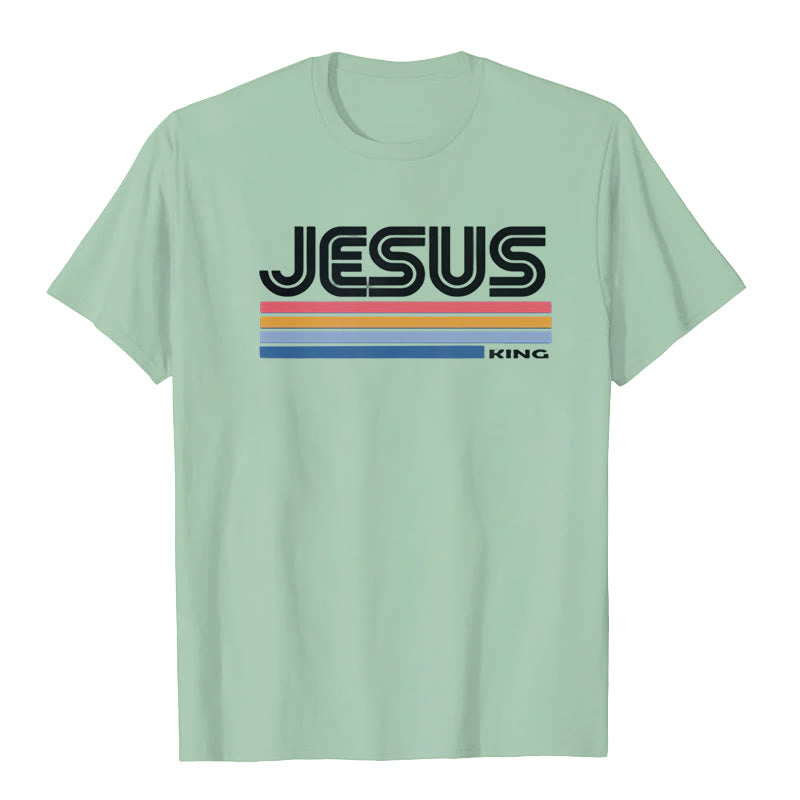 Retro Jesus King T-Shirt(buy 2 free shipping!!!)
