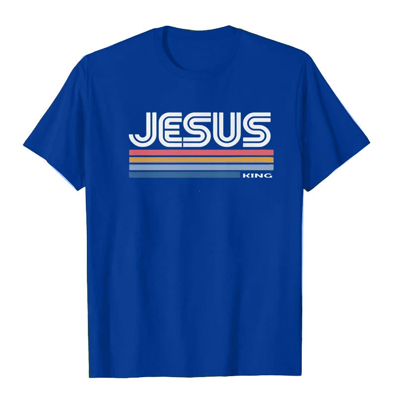 Retro Jesus King T-Shirt(buy 2 free shipping!!!)
