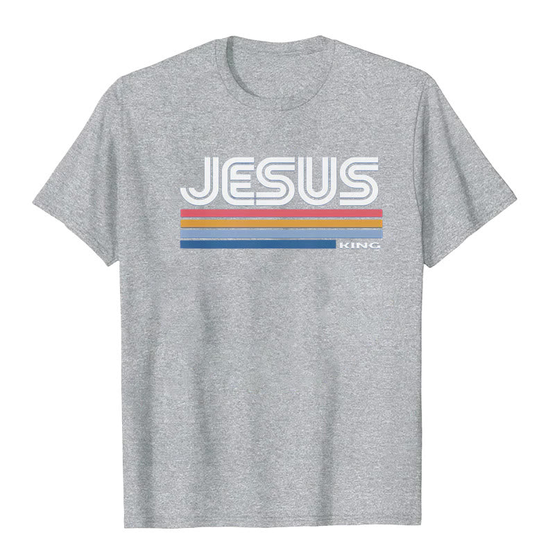 Retro Jesus King T-Shirt(buy 2 free shipping!!!)