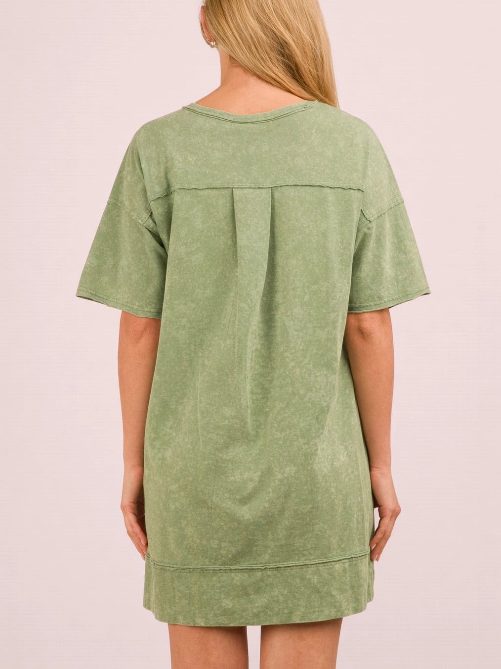 Women's Washed Oversized T-shirt Dress