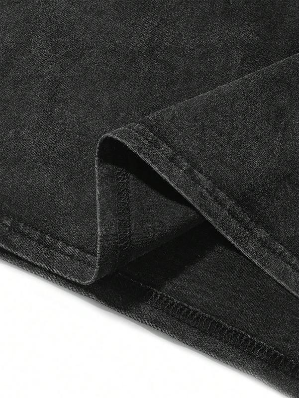 Washed Cotton T-Shirt – “Jesus Loves You” Faith Graphic Tee