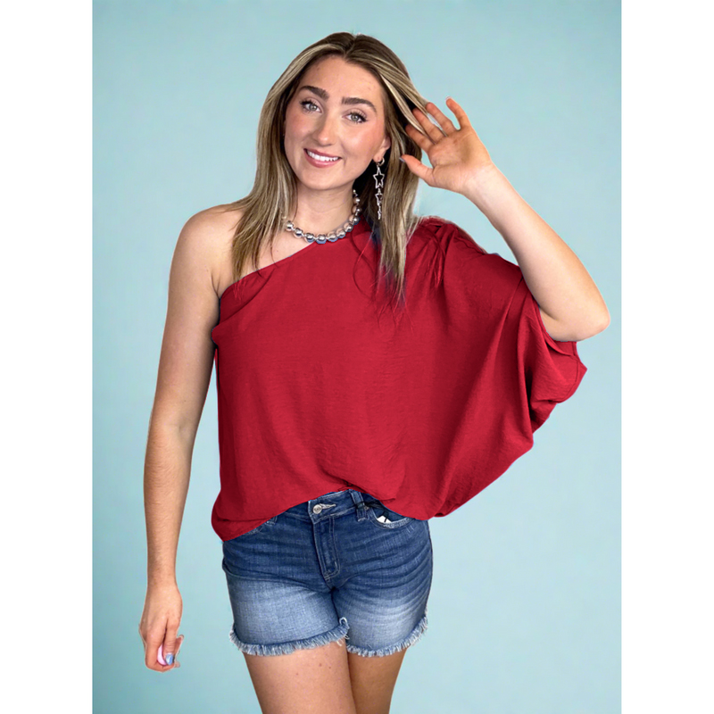 FASHION ONE SHOULDER TOP