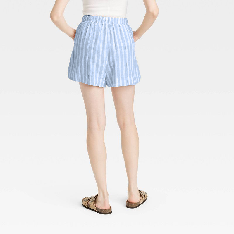 💝NEW🔥Women's Linen Long Sleeve  Shirt and High-Rise Shorts  (BUY 2 FREE SHIPPING)-hivebabe.com